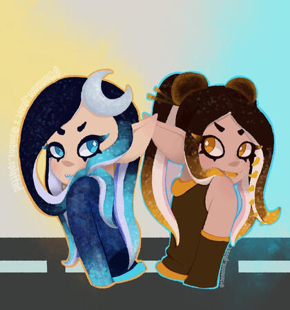 Halfbody Lineless Render Example