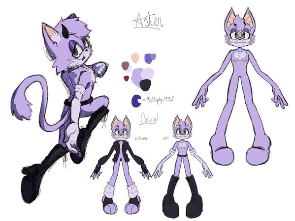 Aster the Cat, my own sona